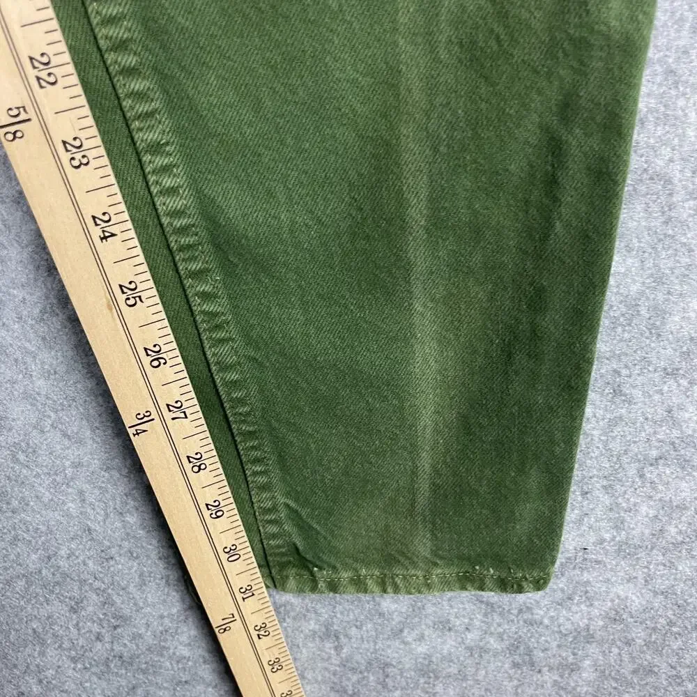 Vintage Levis 550 Jeans Mens 31x31 Green Tapered Faded‎ Cotton USA Made 90s